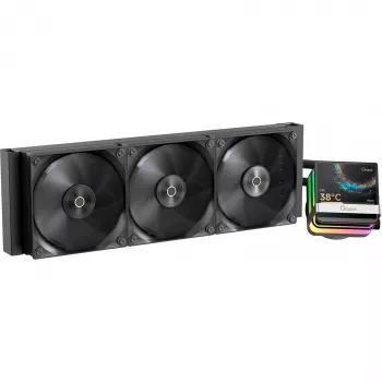 Ocypus Sigma L36 PRO AIO vedelikjahuti CPU-le 360mm ARGB must