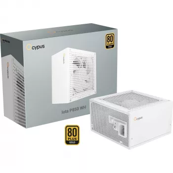 OCYPUS Iota P850 White 850W 80 PLUS Gold täismodulaarne ATX 3.0 toiteplokk