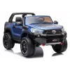 LEAN CARS Toyota Hilux DK-HL850 elektriline mänguauto lastele, sinine lakk, 4x4, 2-kohaline, kaugjuhtimispult, LED-tuled, MP3, Bluetooth