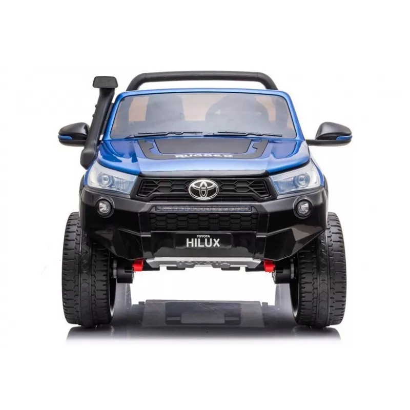 LEAN CARS Toyota Hilux DK-HL850 elektriline mänguauto lastele, sinine lakk, 4x4, 2-kohaline, kaugjuhtimispult, LED-tuled, MP3, Bluetooth