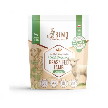 BEMO külmpressitud lambaliha - kuiv koeratoit - 3kg