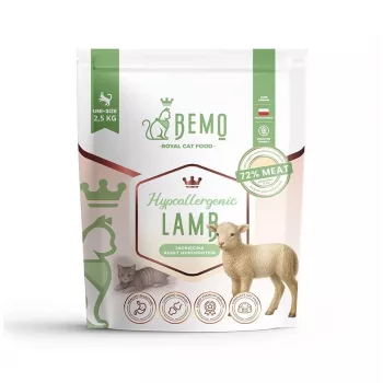 BEMO Cat hüpoallergeenne lambaliha kuivtoit kassidele 2,5 kg