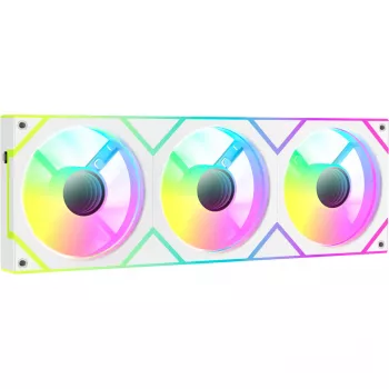 OCYPUS Gamma F36 ARGB valge pööratud 360mm AIO vedelikjahuti protsessorile