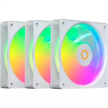 OCYPUS Gamma F12 Elite ARGB valge 3-pakk 120 mm korpuse ventilaator
