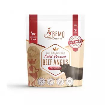 BEMO külmpressitud Angus veiselihaga monoproteiinne kuiv koeratoit 3kg