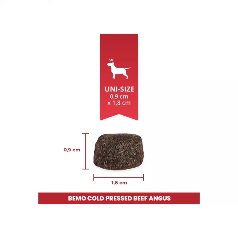 BEMO külmpressitud Angus veiselihaga monoproteiinne kuiv koeratoit 3kg
