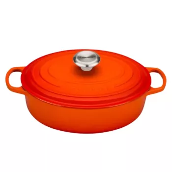 Le Creuset malmist ovaalne pajaroog 27cm 3.4L Volcanic Orange
