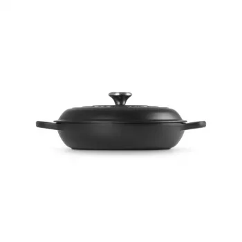 LE CREUSET malmist madal pott 30cm 3.5L matt must