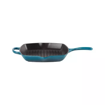 Le Creuset malmist ruudukujuline grillpann 26x26cm sinine