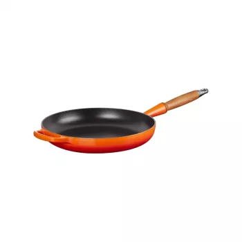 Le Creuset malmist praepann puidust käepidemega 28 cm Volcanic Orange