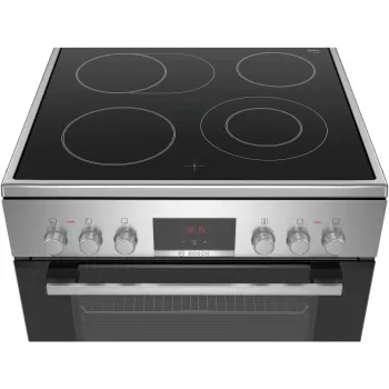 Bosch HKR39C250 Serie 4 eraldiseisev elektripliit keraamilise pliidiga, roostevaba teras