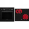 Siemens EQ110KAVB sisseehitatud ahi ja pliit, 71 L, keraamiline pliit, roostevaba teras