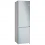 Bosch KGN392LBF Serie 4 eraldiseisev külmik-sügavkülmikkombinatsioon, 203 cm kõrgus, energiatõhususe klass B, hõbedane roostevaba välimus