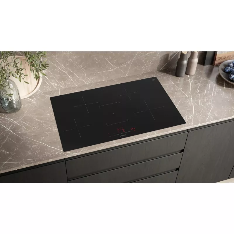 Siemens EH801HFB1E iQ300 induktsioonpliit 80 cm must, ülesseatud (integreeritud)