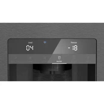 Siemens KF96DPXEA iQ700 French Door Side-by-Side külmik-sügavkülmik vee- ja jäämasinaga, 183 cm, energiaklass E, roostevaba teras