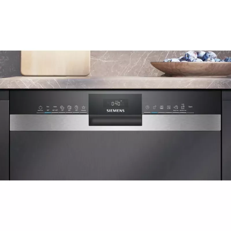 Siemens SX53ES22CE iQ300 osaliselt integreeritud nõudepesumasin, 60 cm, 13 kuivatust, energiaklass E, Home Connect, AquaStop, InfoLight, roostevaba teras