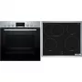 Bosch HND415LS62 sisseehitatud ahi ja keraamiline pliit, 71L, 7 funktsiooni, roostevaba teras