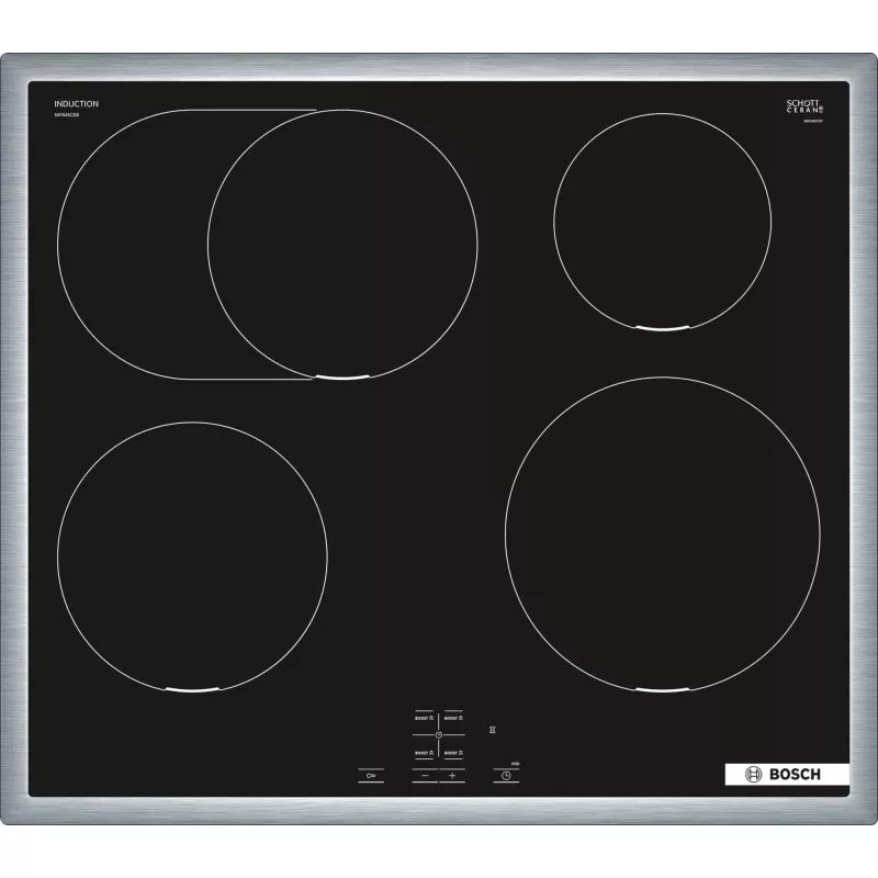 Bosch HND415LS62 sisseehitatud ahi ja keraamiline pliit, 71L, 7 funktsiooni, roostevaba teras