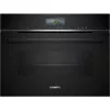 Siemens CS736G1B1 iQ700 sisseehitatud kompaktne ahi aurufunktsiooniga, 47 L, TFT puuteekraan, Home Connect, must