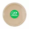 GOGREEN komposteeruvad suhkruroost taldrikud Go Green mustriga Ø23cm 10 tk