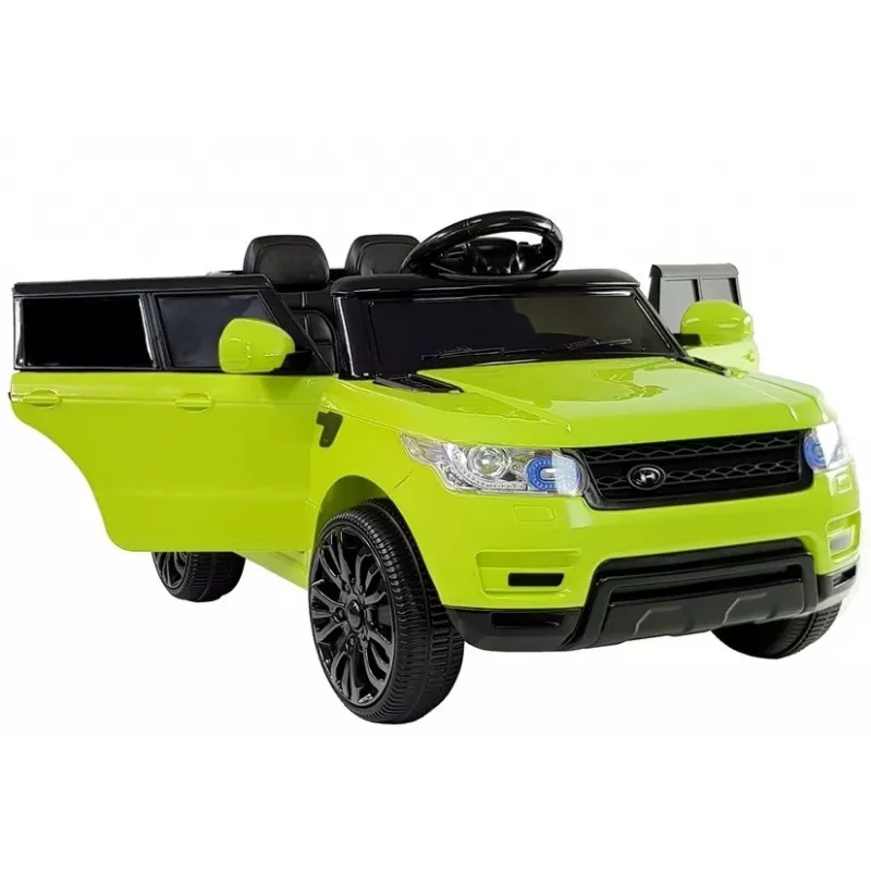 PETMEX HL1638 roheline elektriline mänguauto lastele LED-tulede, MP3-mängija ja kaugjuhtimispuldiga