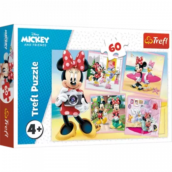 TREFL Pusle 60 tükki - Lovely Minnie - Disney Minnie Mouse