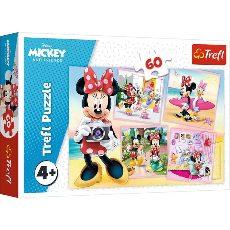 TREFL Pusle 60 tükki - Lovely Minnie - Disney Minnie Mouse