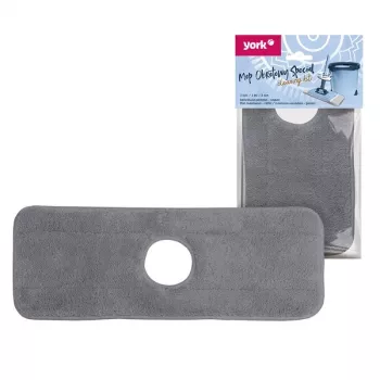 YORK Rotary MOP SPECIAL Varu Mikrokiust Ümmargune Mopipea EasyWring & Clean TURBO jaoks, Valge Punase Power Zone'iga