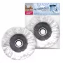 YORK Asendatav mopipea Vileda Easy Wring & Clean Turbo jaoks – mikrokiud, kolmnurkne, valge punaste aktsentidega
