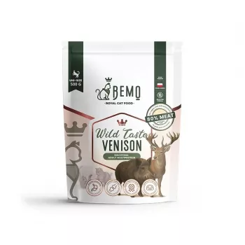 BEMO Cat Wild Taste Venison - kuiv kassitoit - 500g