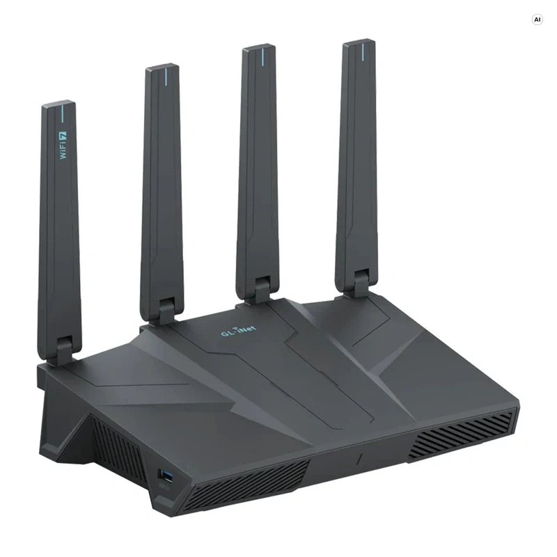 GL.iNet GL-BE6500 Wi-Fi 7 kolme sagedusala 2.5G mitme gigabitine VPN ruuter
