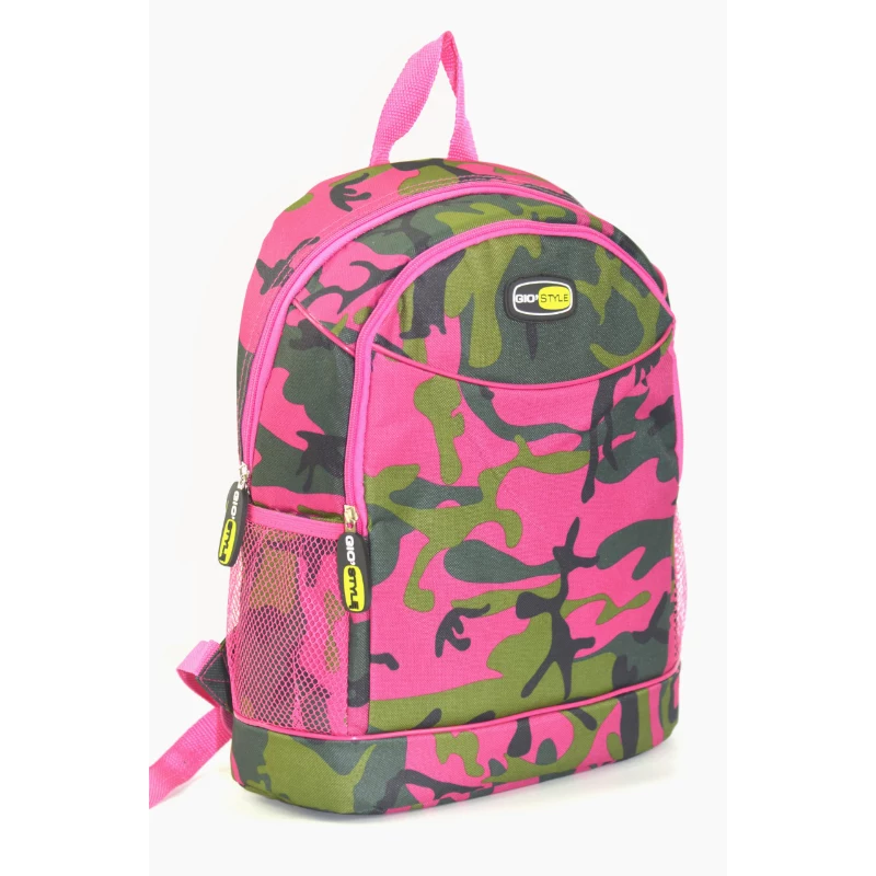 GIOSTYLE Camouflage Thermal Seljakott 20L - Fuksia/Sinine/Kollane/Valge