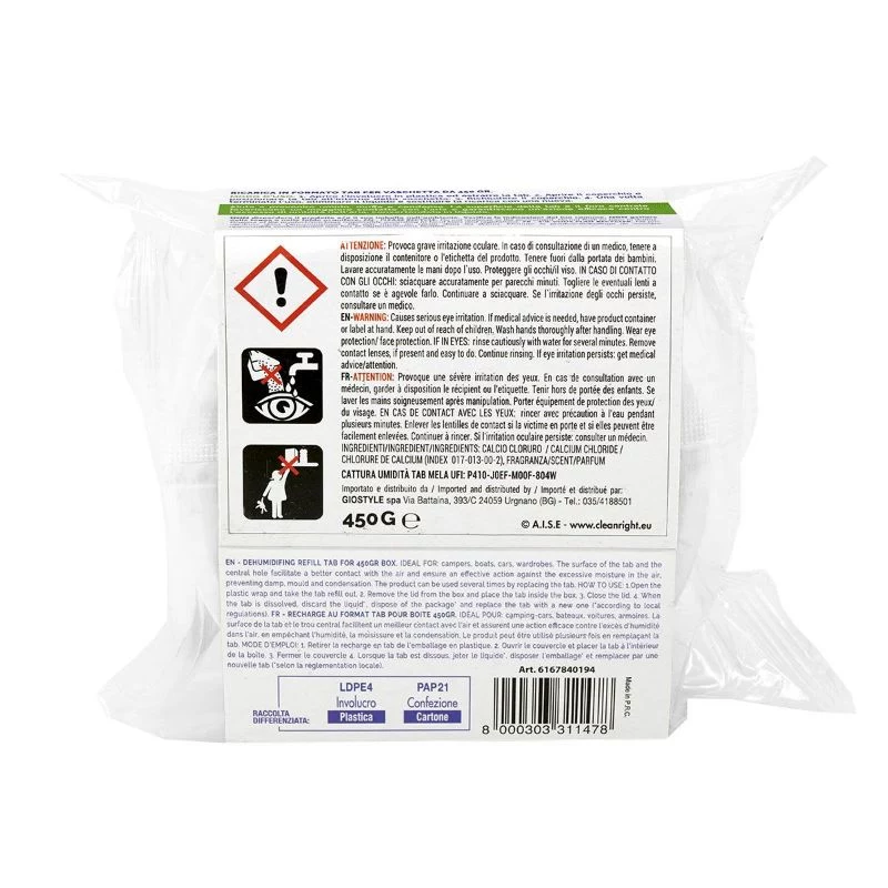 ORDINETT niiskuseabsorbeerija täiendustablett 450 g sidrun