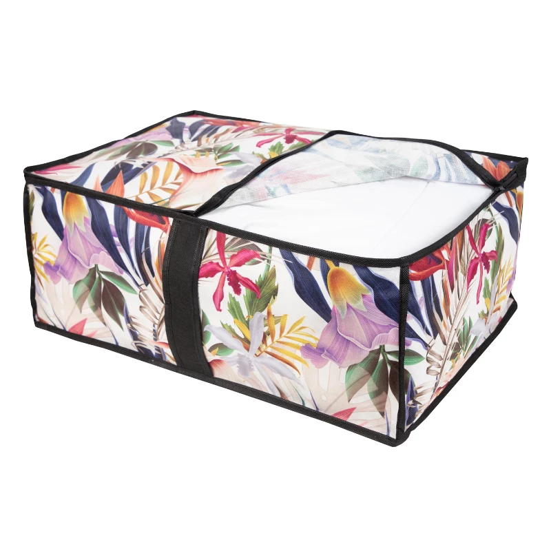 ORDINETT Segu hoiukott 40x60x25 cm Floral Beauty