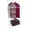 ORDINETT Deluxe Double White 88x43x98-175cm vertikaalne kuivatusrest