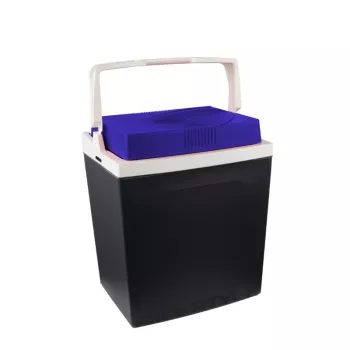GIOSTYLE Brio 26 elektriline külmakast 12/230V 26L tumehall punaste/sinistete aktsentidega
