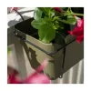 STEFANPLAST rõdukomplekt automaatse kastmissüsteemi ja metalltoega 50x18x17 cm roheline
