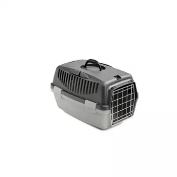 STEFANPLAST Transpordipuur Gulliver 1 metalluks 48x32x31cm tumehall/helehall