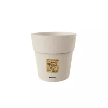 STEFANPLAST Lillepott alusega Ethica Ø20x19cm Valge