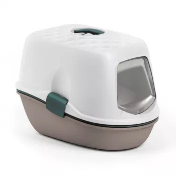 STEFANPLAST Furba Top Chic suletud kassiliivakast, valge/helehall, 58,5x39,4x42,7 cm