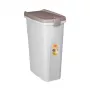 STEFANPLAST lemmikloomatoitja hoiukonteiner ratastega 40L 15kg valge/helehall