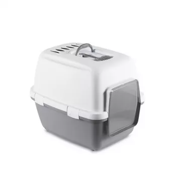 STEFANPLAST Cathy Comfort suletud kassiliivakast 58x45x48 cm valge/hall
