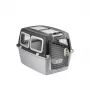 STEFANPLAST Gulliver 5 Plus Transpordipuur keskmise suurusega ja suurtele koertele, 81x61x60 cm, tumehall/helehall