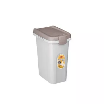 STEFANPLAST lemmikloomatoa hoiukonteiner 15 L valge/helehall