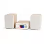 Pure Classic Stereo Mini Hi-Fi süsteem DAB+/FM, Bluetooth, CD, USB valge/tamm