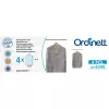 ORDINETT plastikust riidekattekiled 4 tk 62x95cm läbipaistev tõmblukuga
