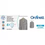 ORDINETT plastikust riidekattekiled 4 tk 62x95cm läbipaistev tõmblukuga