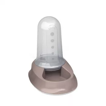 STEFANPLAST Chic 2L automaatne lemmikloomatoitja ja -jootja, helehall, 32 x 21 x 29 cm