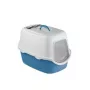 STEFANPLAST Cathy Filter suletud kassiliivakast 56x40x40 cm valge/sinine