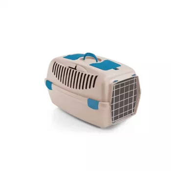 STEFANPLAST Transpordipuur Gulliver 2 metallukssega 55x36x35 cm valge travertiin